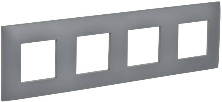 Рамка 4-постовая IEK Skandy SK-M42-K03 серый