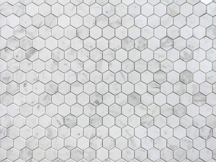 Мозаика LeeDo Pietrine Hexagonal Dolomiti Bianco Pol hex (2.3x4) 28.9x29.2