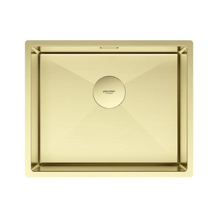 Мойка кухонная Paulmark Next 54 Uni PM215444-LG Светлое Золото, 54x44