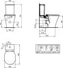 Унитаз-компакт Ideal Standard Connect Air AquaBlade E013701 с микролифтом фото 5