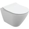 Унитаз подвесной Cersanit City Smart Clean On DPL EO slim LP 64822 с сиденьем Микролифт