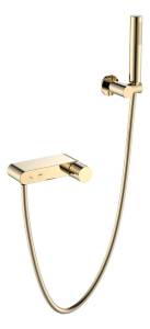 Смеситель для ванны Boheme Stick 123-GG Gold Diamond Gold