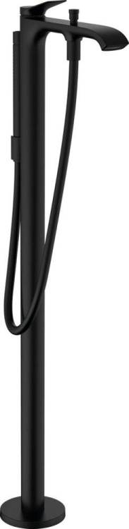 Смеситель для ванны с душем Hansgrohe Vivenis 75445670 напольный, матовый черный