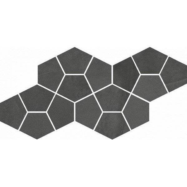 Мозаика Italon Continuum 620110000185 Petrol Mosaico Prism 20.5x41.3