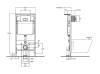 Система инсталляции для унитазов BelBagno BB026/BB082BL кнопка белая фото 4