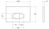 Кнопка смыва BelBagno BB052BL фото 2