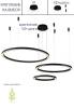 Люстра Crystal Lux Fortuna Sp158W Led D400+600+800 Black