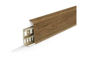 Плинтус Ideal Деконика D85 211 Дуб Рустик 2200x85x21