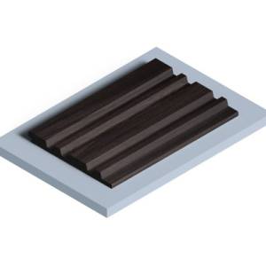 Декоративная панель Hiwood LV122 BR395 270x1.2x12