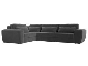 Диван угловой Лига Диванов Лига-008 Long 118718L серый, левый