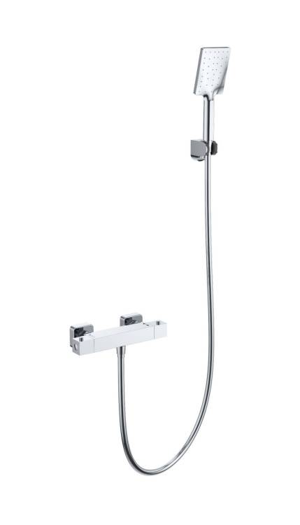Смеситель для душа Wonzon & Woghand WW-B2026-A-CR с термостатом, хром