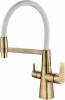 Смеситель для кухни ZorG Steel Hammer SH 818-8 BRONZE с гибким изливом