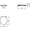 Крышка-сиденье Ideal Standard Connect Space E129001 Euro White (Евробелый) фото 4