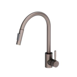 Смеситель для кухни Dorff Logic D3007511 с вытягивающимся изливом, сатин