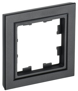 Рамка 1-постовая IEK Brite BR-M12-K02 черный