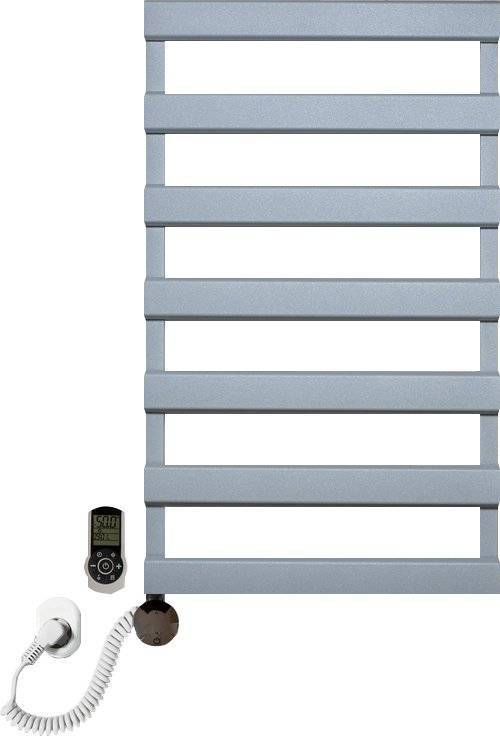 Полотенцесушитель электрический Luxrad Scala New 065442 84х50 L, серый, терморегулятор selmo smart programm с пультом