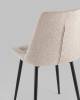 Набор из 4 стульев Stool Group Флекс OS-2499LUM-V seat Lum-31 beige DX4 Lumos бежевый, рогожка фото 7