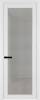 Межкомнатная дверь Profil Doors 1 AGP цвет профиля Вайт, стекло безопасное 6 мм рэте 600x2000