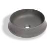 Раковина MonteBianco Colosseus Tre (grigio) круглая, цвет серый матовый