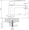 Смеситель для раковины Haiba HB10183 фото 3