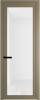 Межкомнатная дверь Profil Doors 1 AGP цвет профиля Шампань, стекло безопасное 6 мм белый триплекс 800x2000