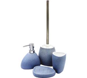 Набор аксессуаров для ванны Bath Plus Azzurro W-CE2344AA-SET4W голубой