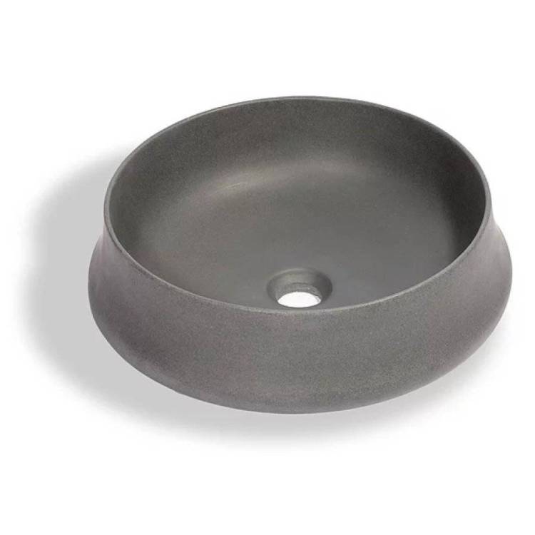 Раковина MonteBianco Colosseus Tre (grigio) круглая, цвет серый матовый