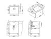 Мойка кухонная Alveus Kombino 50 1150432 Sat-90 с сифоном, 54x44 фото 7