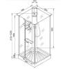 Душевая кабина Cerutti Spa Mimi MiMi901B 90x90x215-225 фото 6