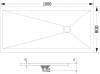 Поддон для душа RGW Stone Tray ST-0108G 80х100 с сифоном фото 5