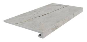 Ступень Kerama Marazzi Ифран KM6060G0061RGCF фронтальная клееная серый светлый матовый обрезной 33x60