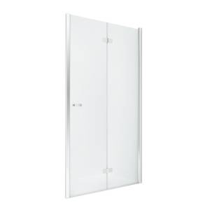 Дверь в нишу NEW TRENDY NEW SOLEO складные R 90x195 D-0134A (хром)