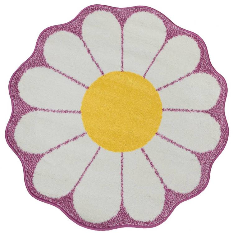 Ковер Color L363B White/Lilac 1x1 м