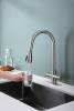 Смеситель для кухни Paulmark Lange La214212-BS с выдвижным изливом, брашированная сталь фото 11