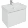 Тумба с раковиной Aquanet Nova Lite 75 245243 подвесная, белый глянец