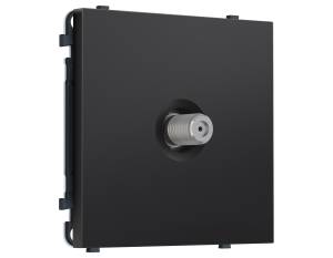Комплект механизма TV розетки SAT Ambrella Volt Sigma MS813050 черный матовый