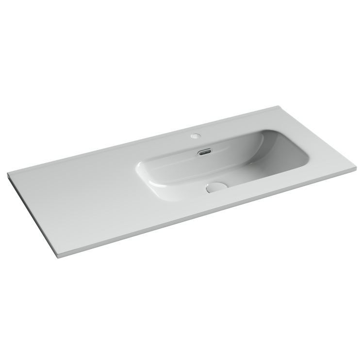 Раковина Ceramica Nova Element CN7003R белый, 101x46.5