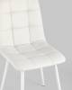 Набор из 2 стульев Stool Group Oliver fb-oliver-eco-white X2 белый, белые ножки, экокожа фото 8
