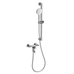 Смеситель для ванны Wonzon & Woghand WW-FE05L222-CR с душевым гарнитуром, хром