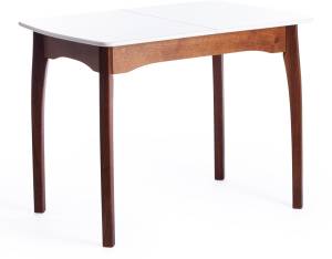Стол Tetchair Caterina 15856 коричневый, белый, раскладной