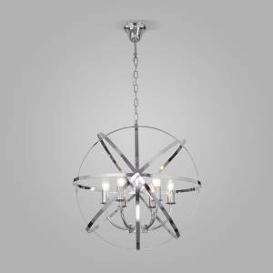 Подвесная люстра Eurosvet Santi 60139/6 хром Smart