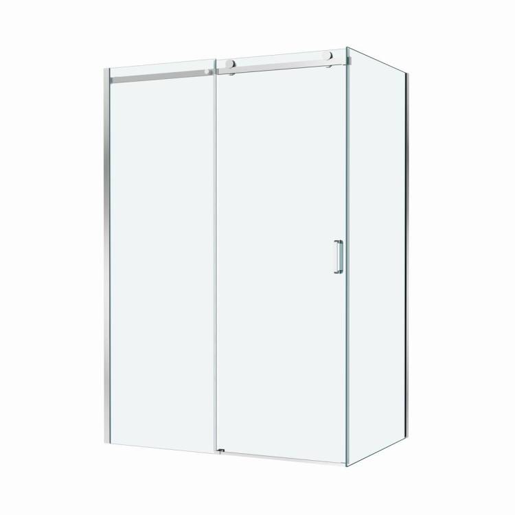 Душевой уголок BelBagno SOFT_CLOSE-2-AH-1-150/100-C-Cr профиль хром, стекло прозрачное, 150x100x200