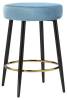 Стул барный Woodville Plato 15738 черный, голубой