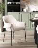 Набор из 2 кресел Stool Group Бесс FDC9469P BEL-23 X2 бежевый, рогожка фото 3