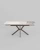 Стол раскладной Stool Group Marmer AV 2111-1200/800-CL-Wh-7006T DUAL керамика капучино фото 6
