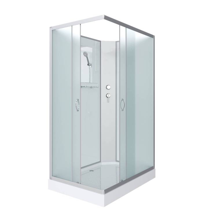 Душевая кабина Niagara Classic NG-43185-14QBK (1100x800x2000) с низким поддоном (13см)