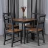 Стол Tetchair Соната Люкс 25158 антик, графит, массив сосны 75x75x75 фото 6