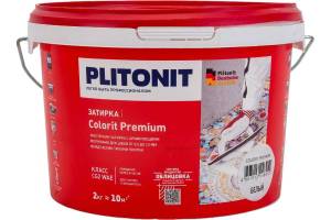 Затирка биоцидная Plitonit Colorit Premium 0.5-13 мм серая 2 кг