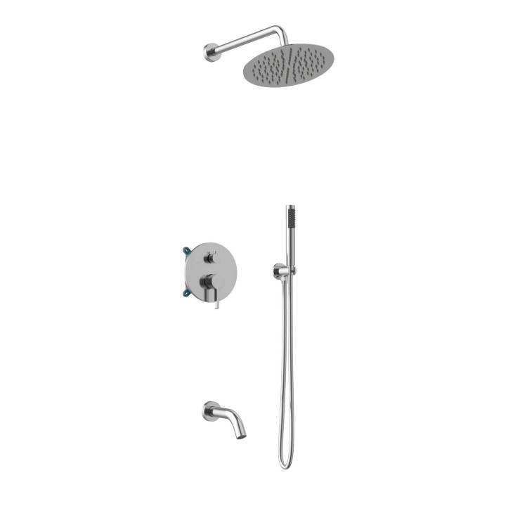 Душевой комплект Vincea Villa VSFW-1VL3CH хром, встраиваемый