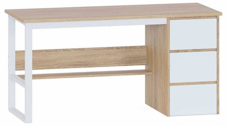 Стол письменный Сокол СПМ-214 00-00016833 Дуб сонома/белый